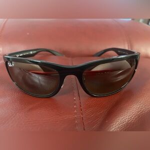 Ray-Ban Unisex Black Wrap Prescription Sunglasses